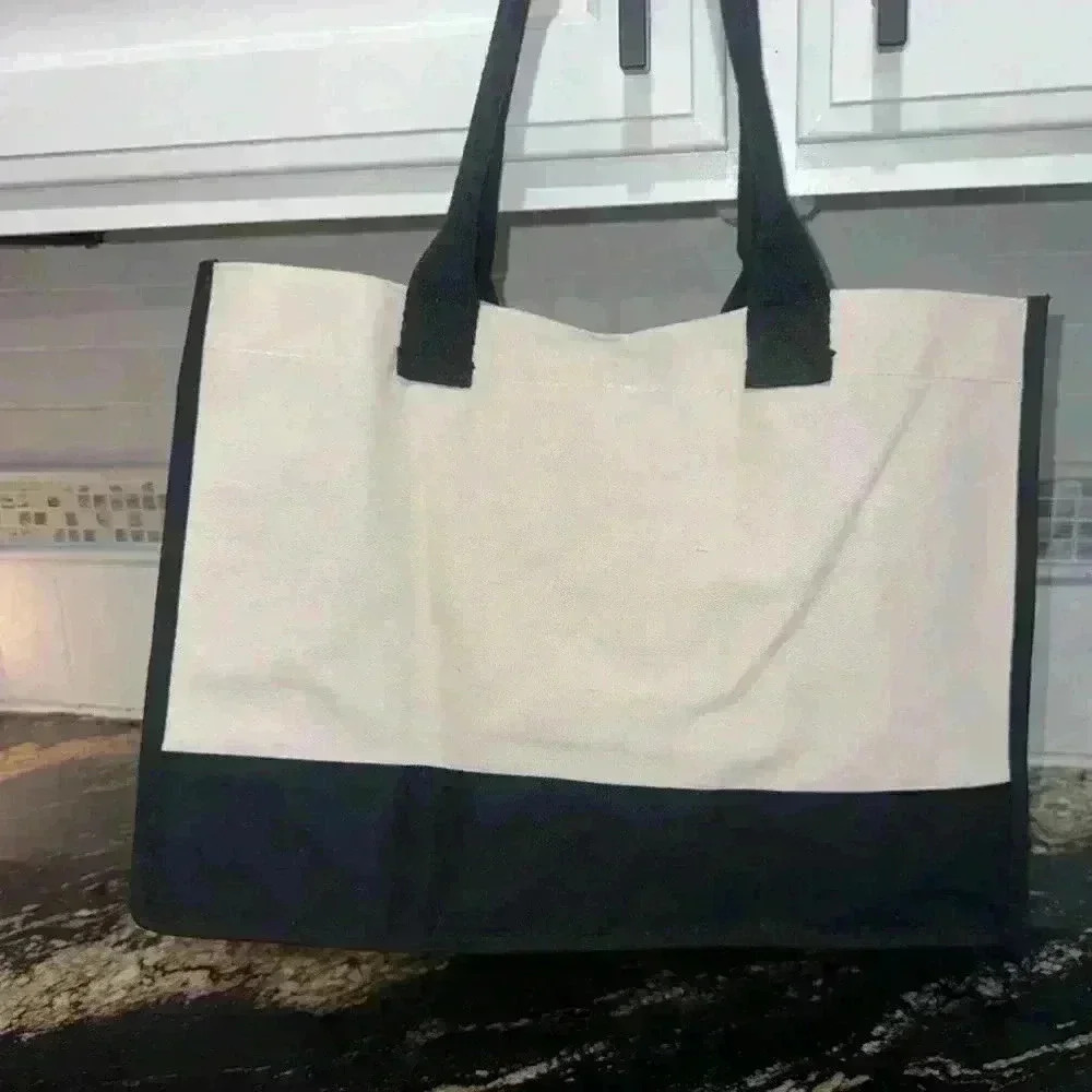NWOT! YooFan Tote Bag/ Sagittarius/ Beige & Black - Picture 4 of 9
